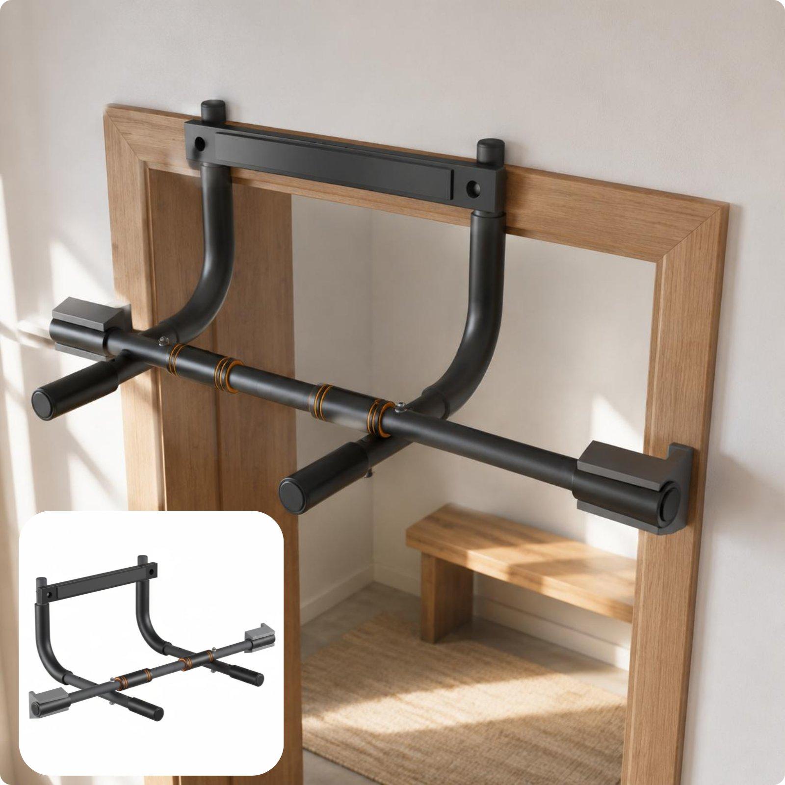 Doorway Pull up Bar No Exercis - Pull Up Bar Grip 评论和价格